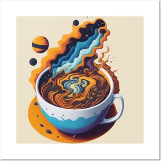 Galaxy Cup of Coffee Posters and Art